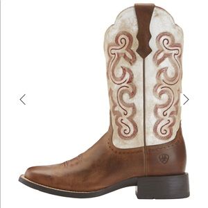 ARIAT WOMENS QUICKDRAW COWGIRL BOOTS SQUARE TOE